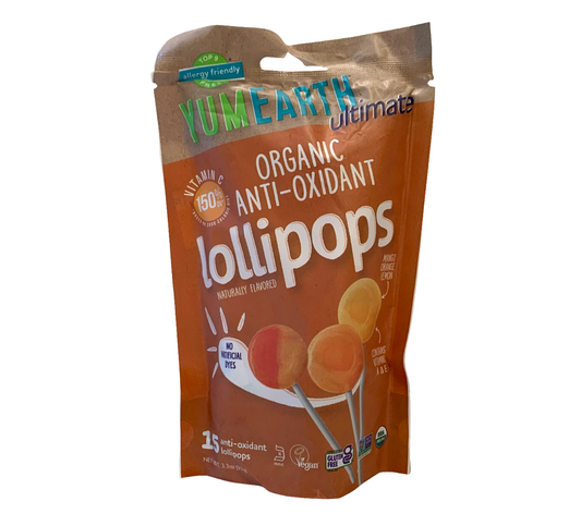 Organic vitamin ACE lollipops 15pc 3.3oz (93g)