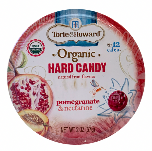 Organic pomegranate & nectarine candy tin 2oz (57g)