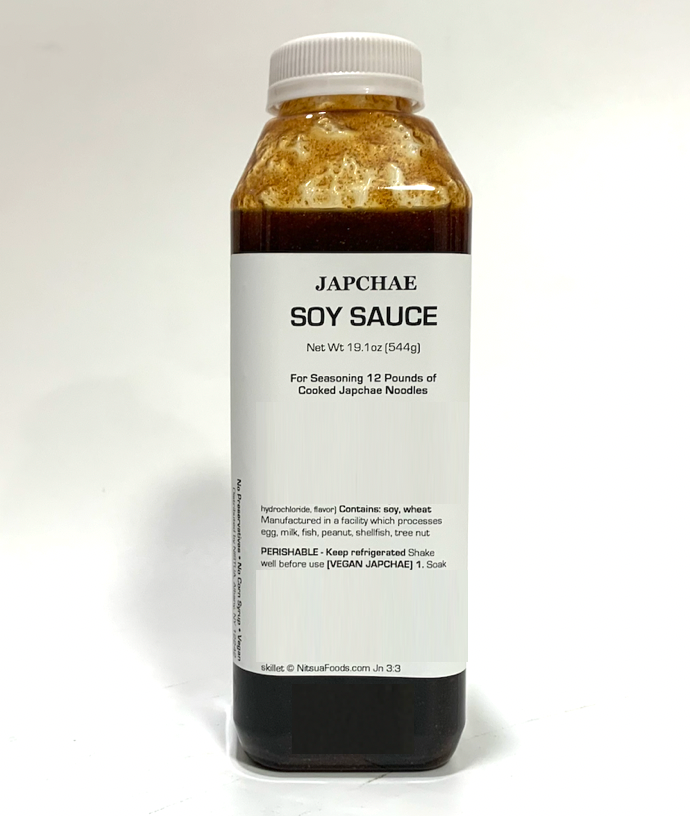 [Ref] Japchae soy sauce for seasoning glass noodles 19.1oz (544g)