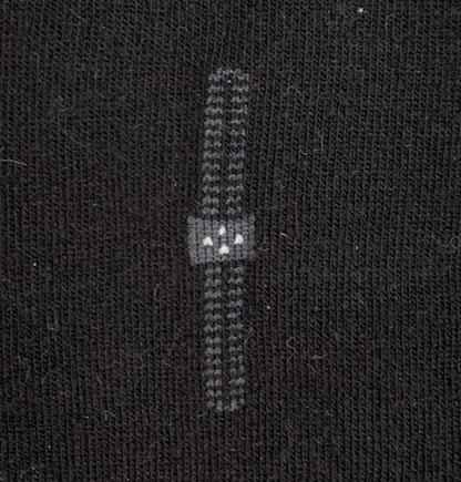 Cotton blend men's dress socks - Black (7 designs)