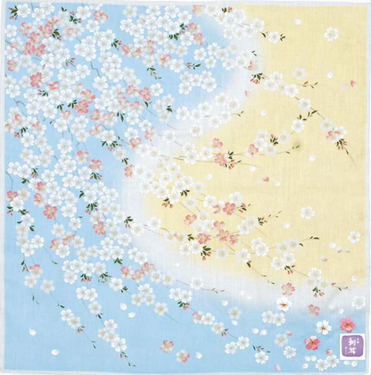 Japanese cotton handkerchief - Cherry blossom (3 colors)