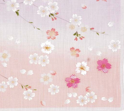 Japanese cotton handkerchief - Cherry blossom (3 colors)
