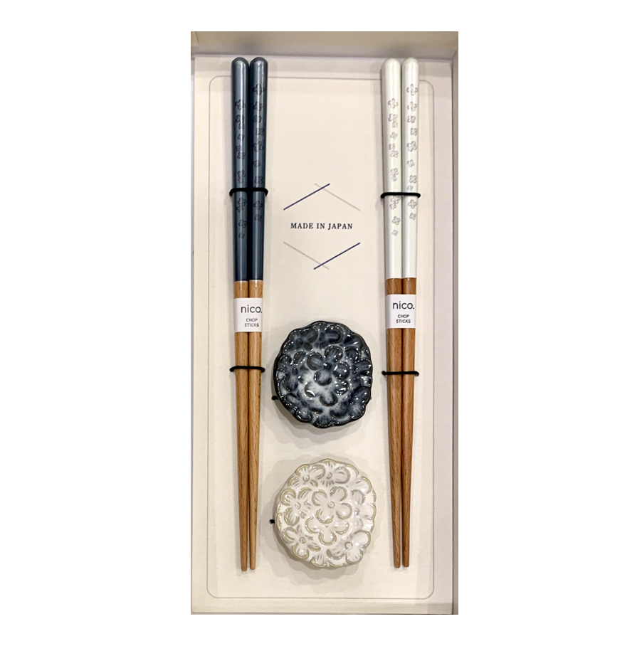 Chopstick & rest gift set - blossom series