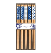 Bamboo chopsticks 5 pair set - omotenashi