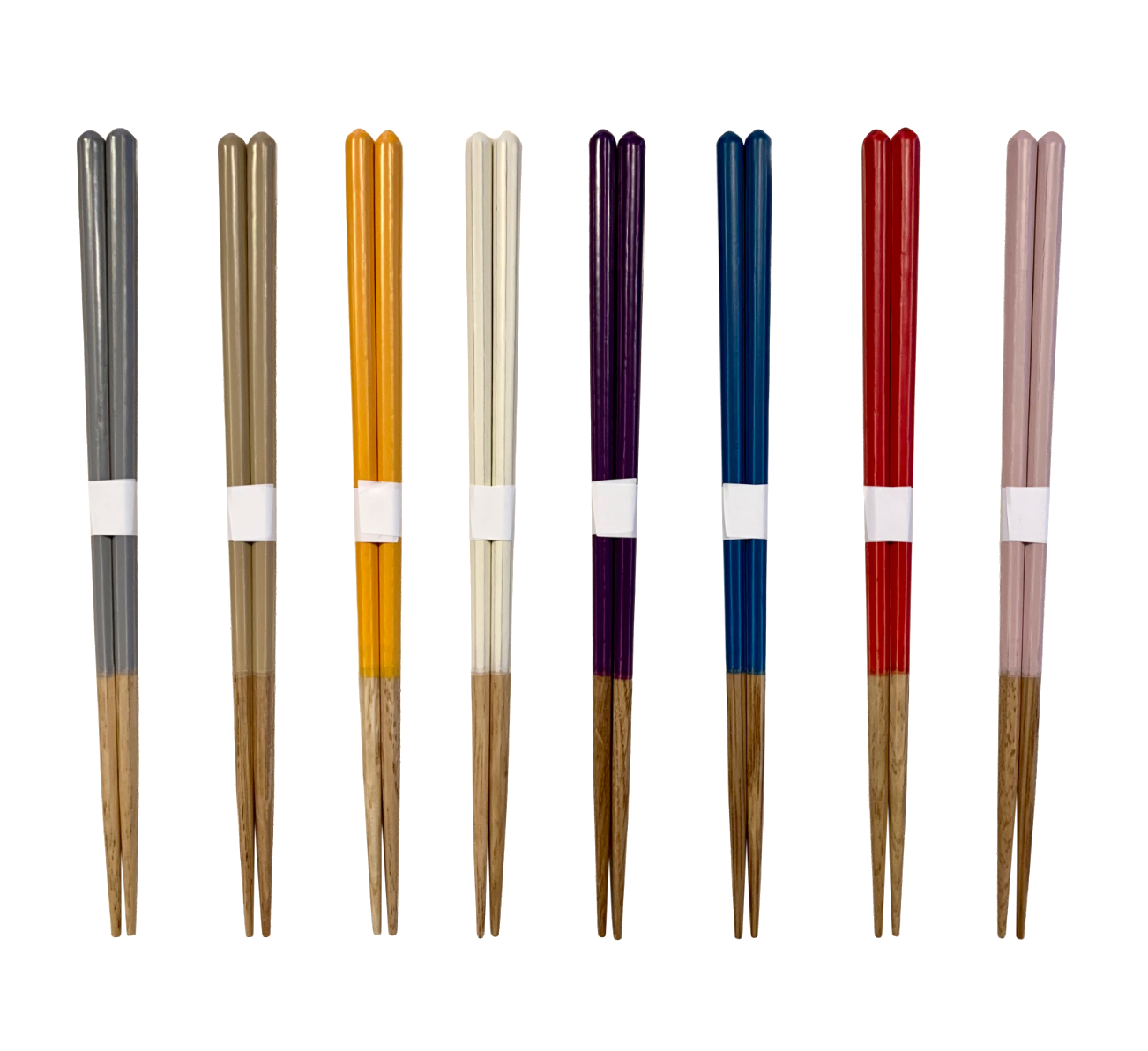 Dishwasher-safe chopsticks - octagonal (8 colors)