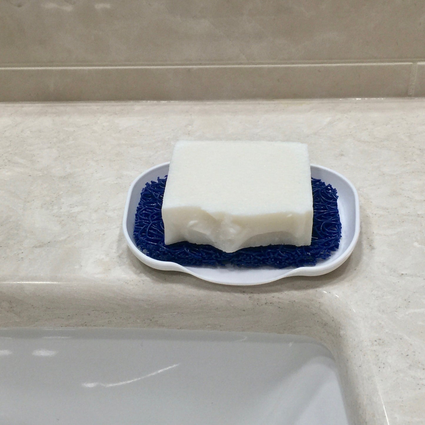 SeaLark white waterfall soap dish